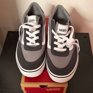 Vans Men's Two-Tone Gray Sneakers NIB size 7